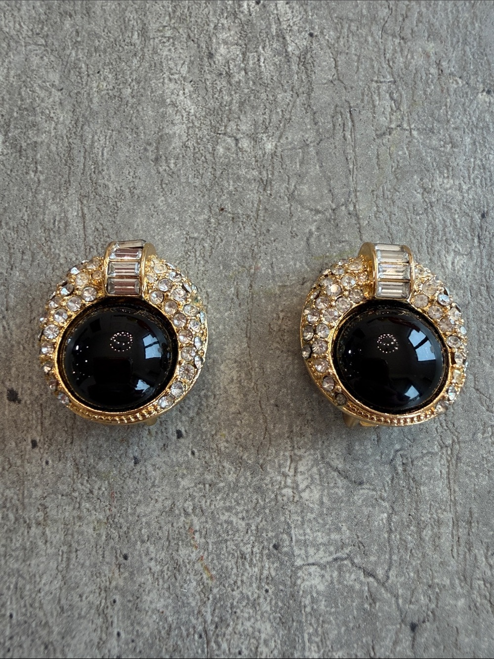 Dior Earrings Signed Vintage Clip-On - Picture 6 of 9